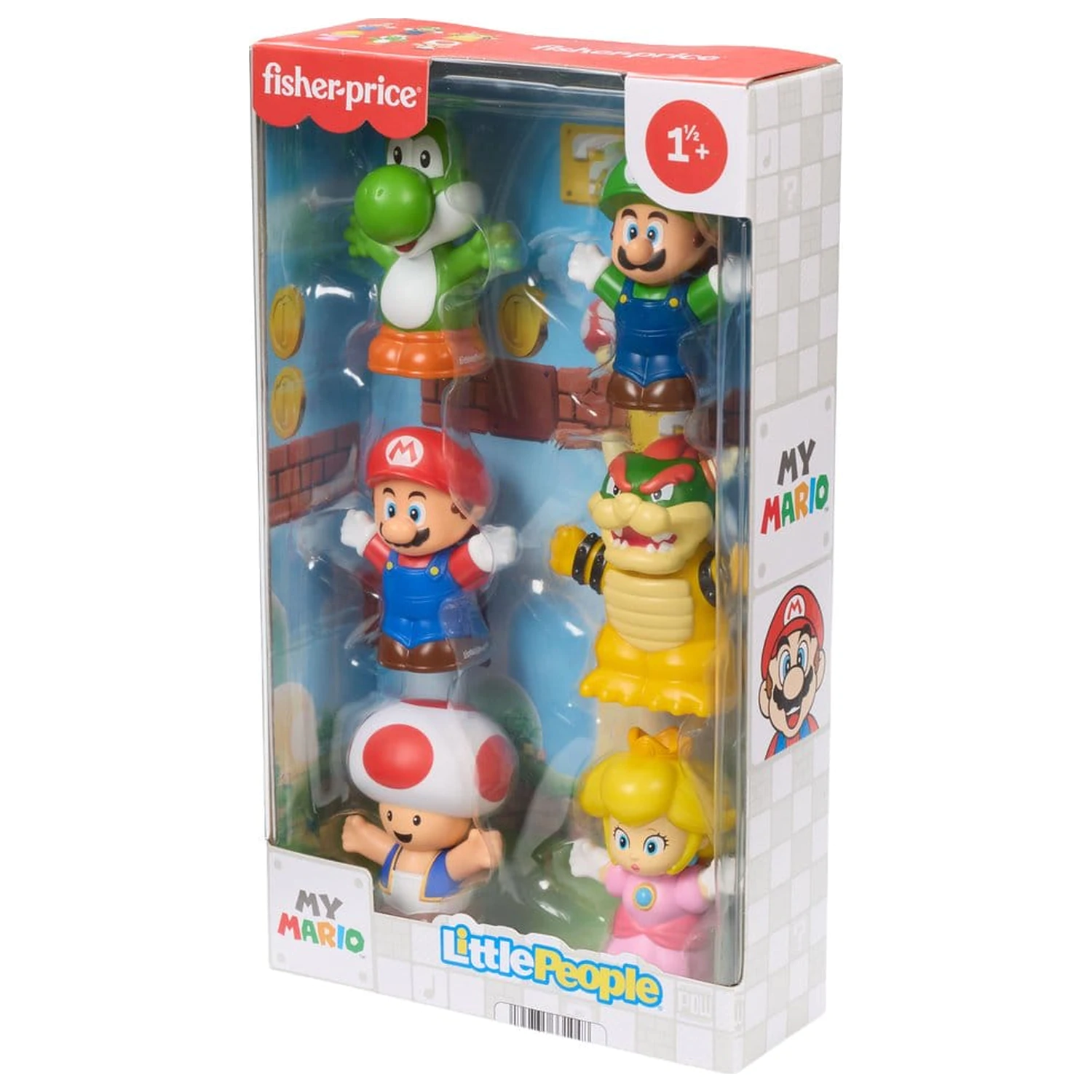 My Mario Little People Collector mini figúrka 6-balenie 7 cm produktová fotografia