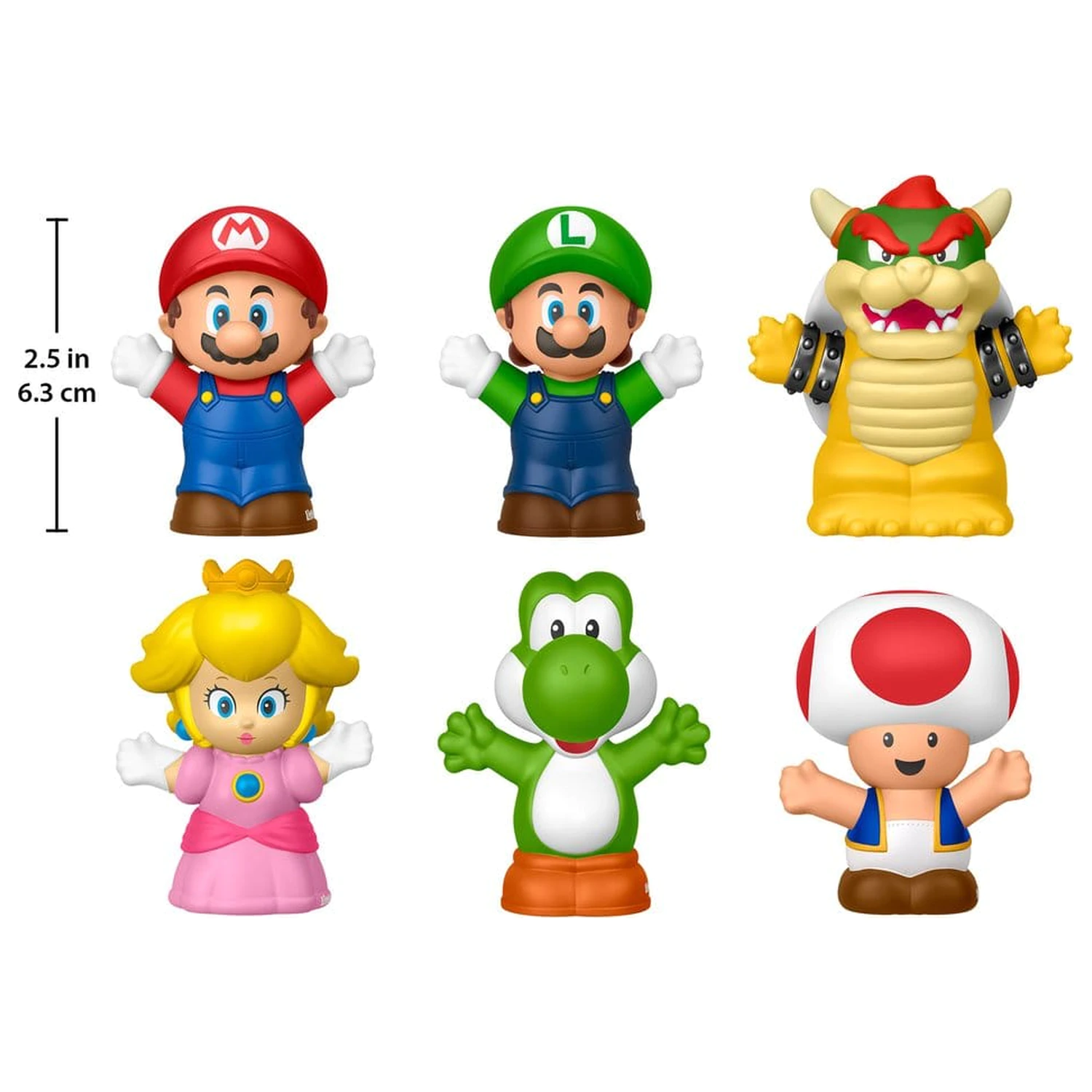 My Mario Little People Collector mini figúrka 6-balenie 7 cm produktová fotografia
