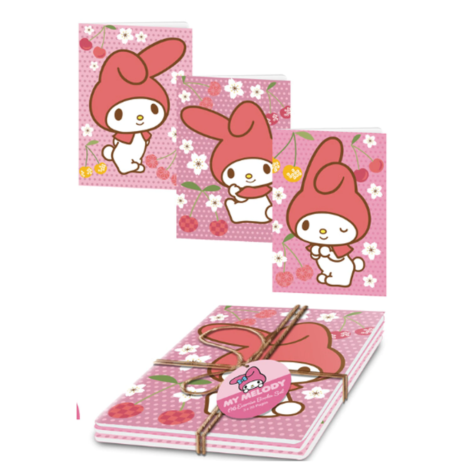 My Melody súprava 3 cvičebných zošitov produktová fotografia