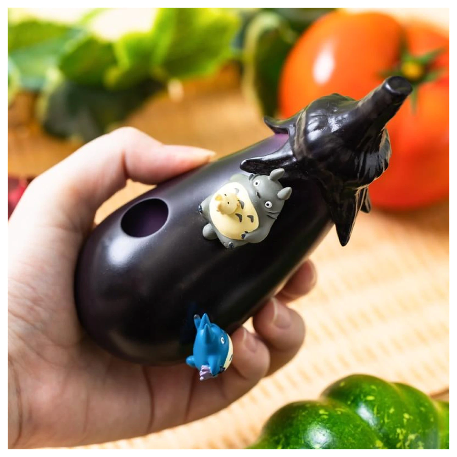 My Neighbor Totoro Aubergine Fig. Váza Soliflore produktová fotografia