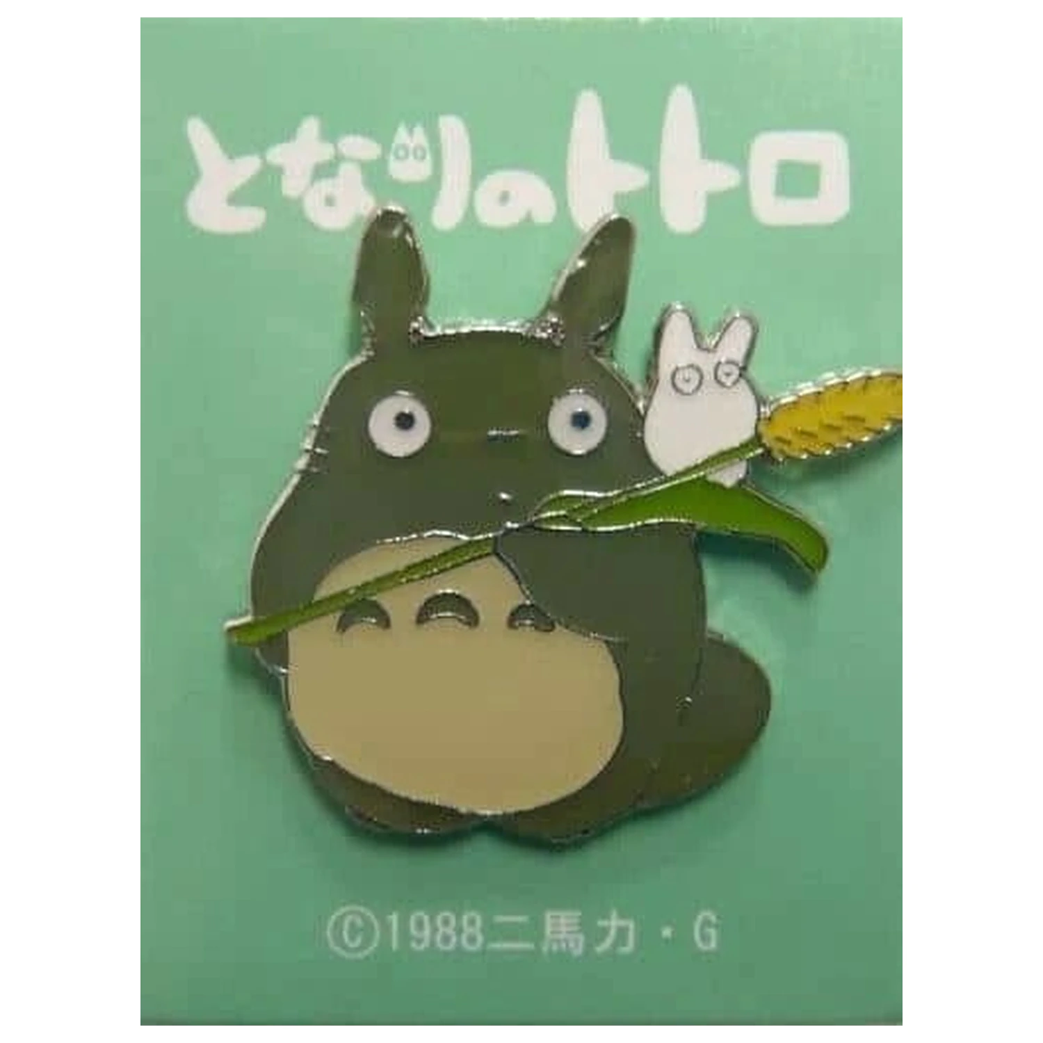 My Neighbor Totoro špendlík Veľký Totoro s klasom pšenice produktová fotografia