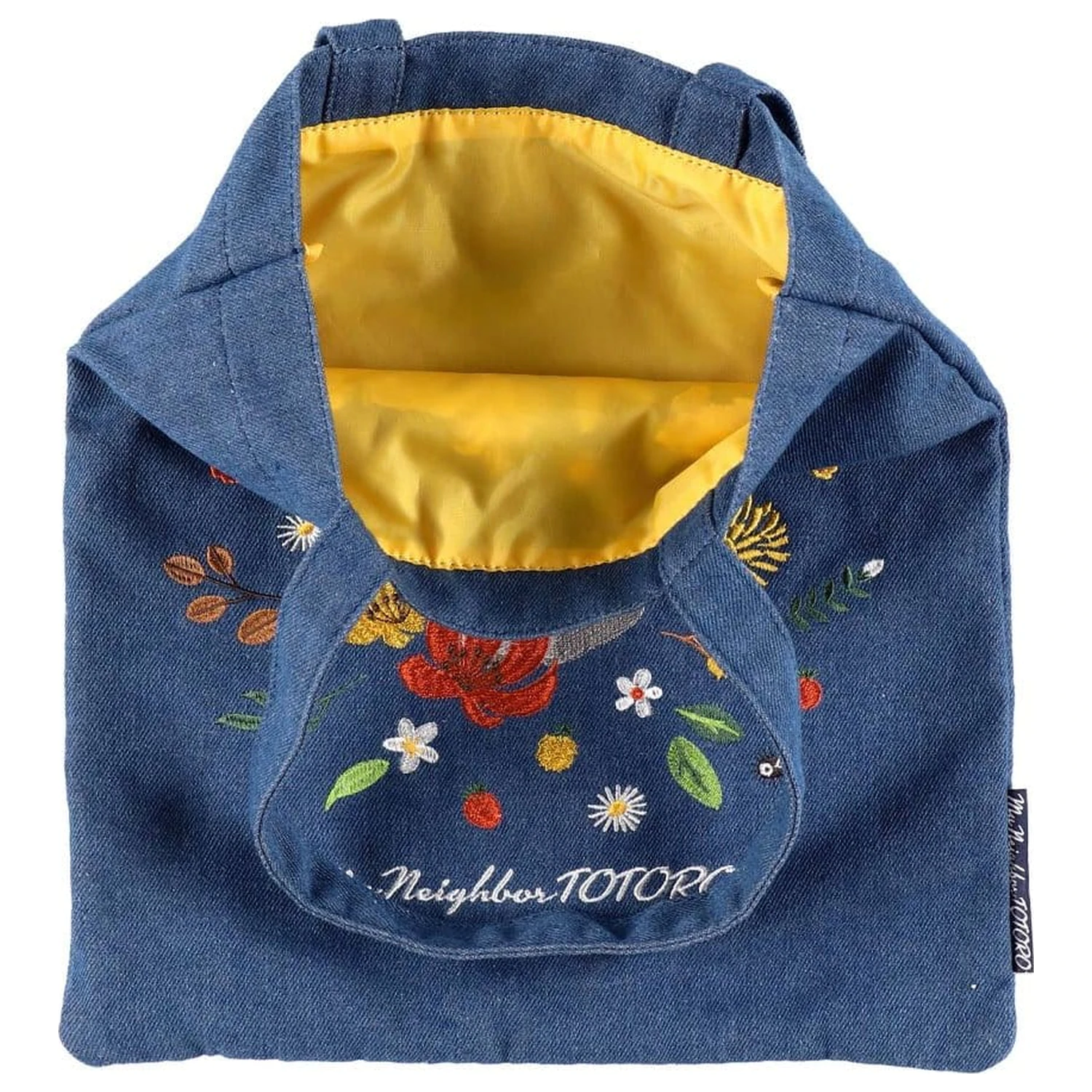 My Neighbor Totoro Plátenná taška Denim Totoro & Flower Wreath produktová fotografia