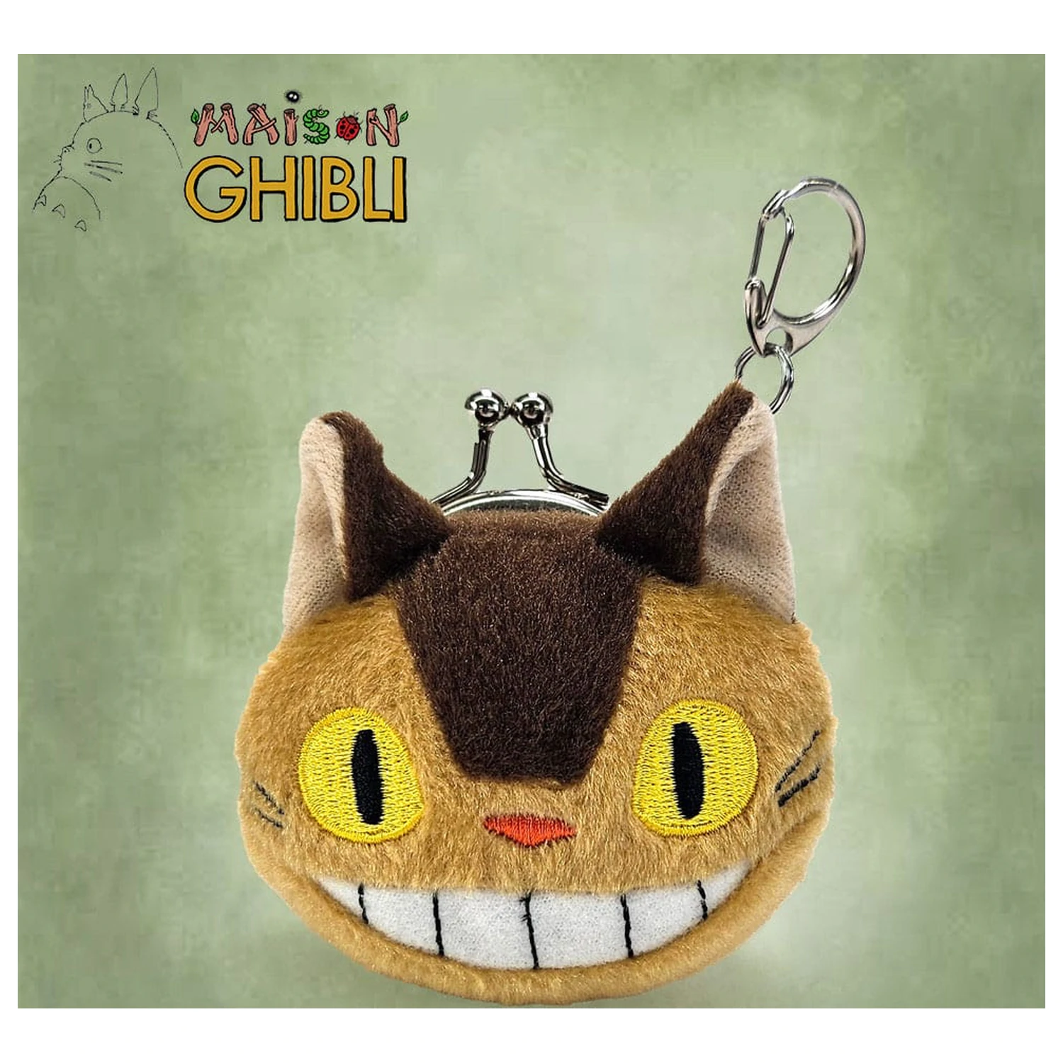 My Neighbor Totoro Funwari Mini plyšová peňaženka na mince Cat Bus produktová fotografia
