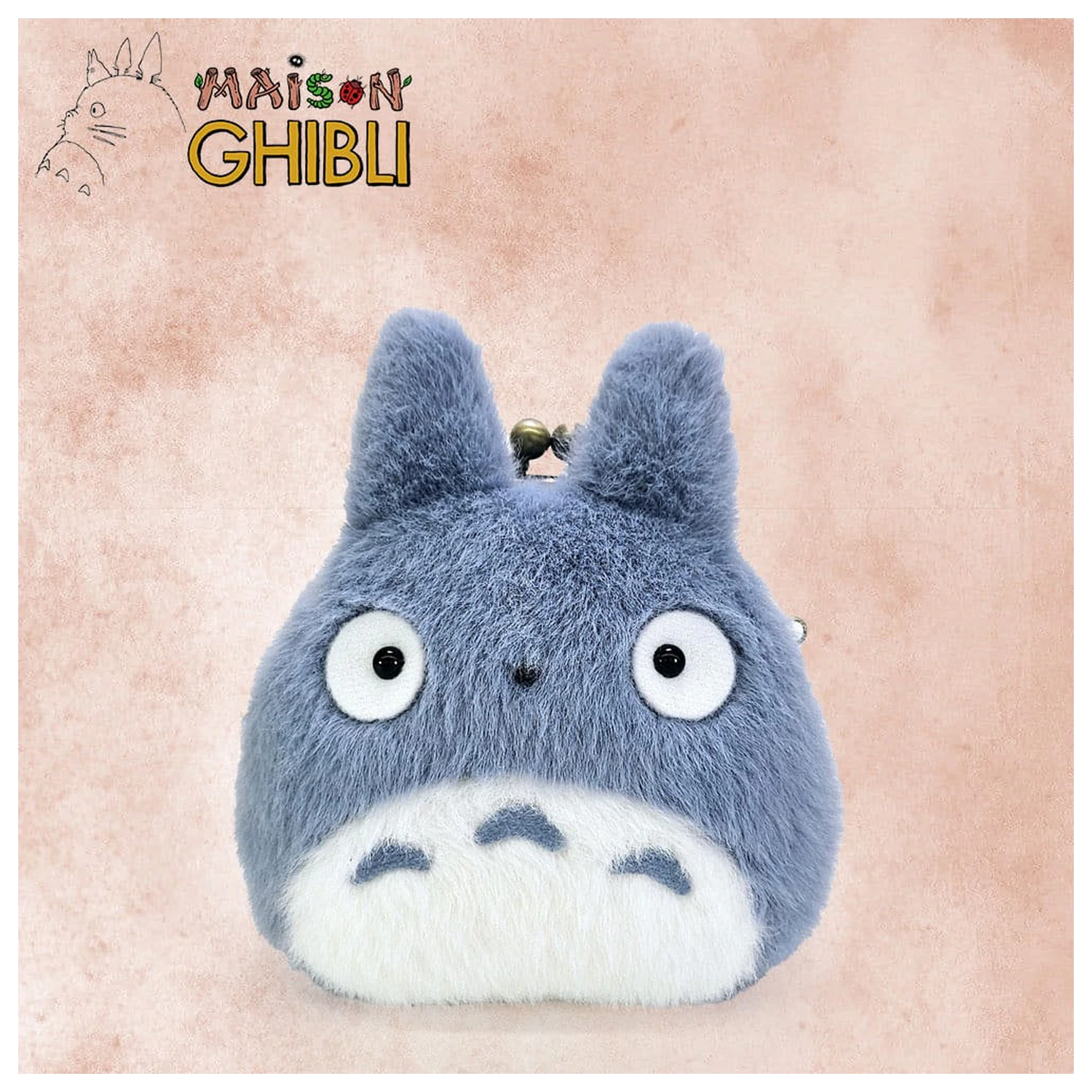 My Neighbor Totoro Funwari plyšová peňaženka na mince, Medium Totoro produktová fotografia