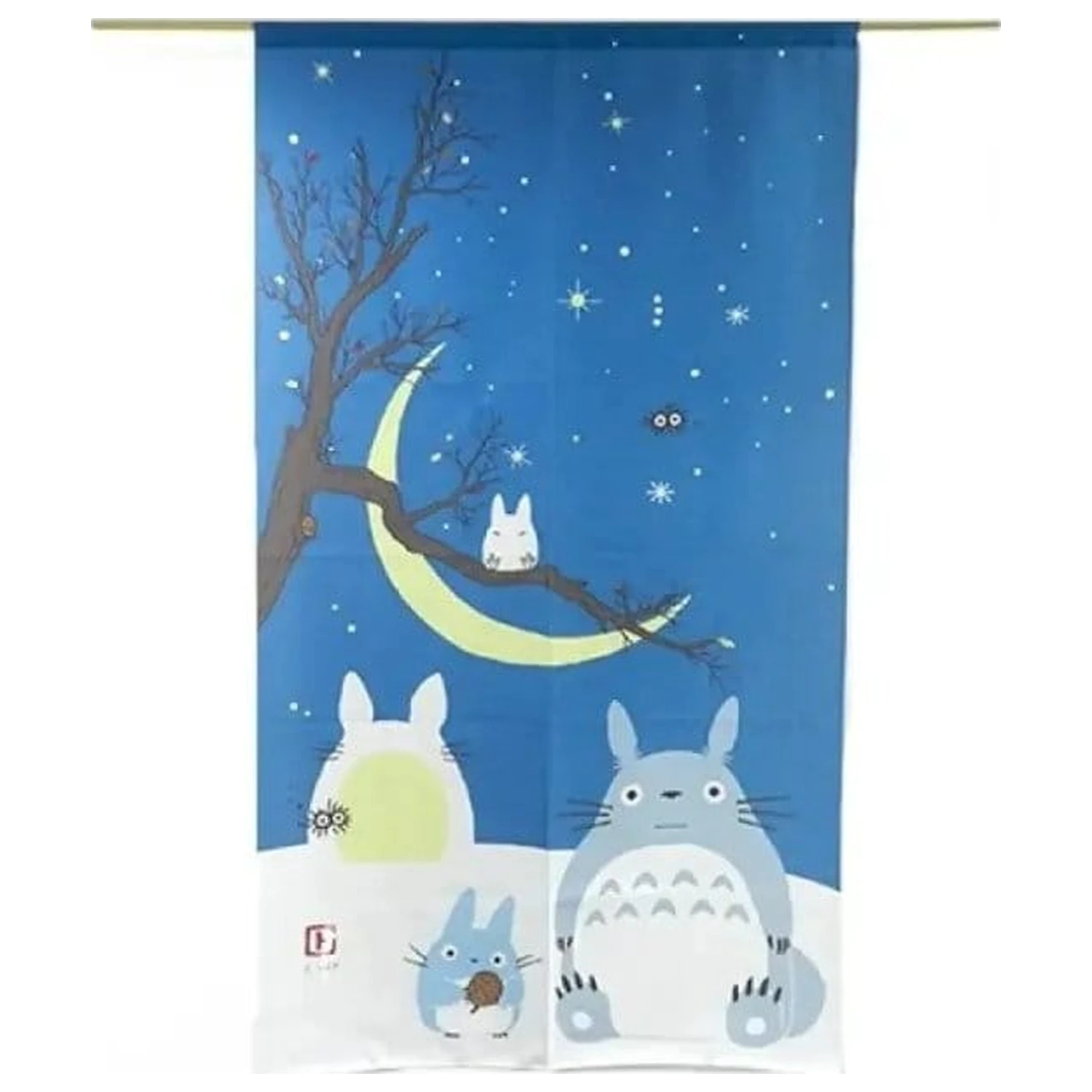 My Neighbor Totoro Noren záves Totoro & snowman produktová fotografia