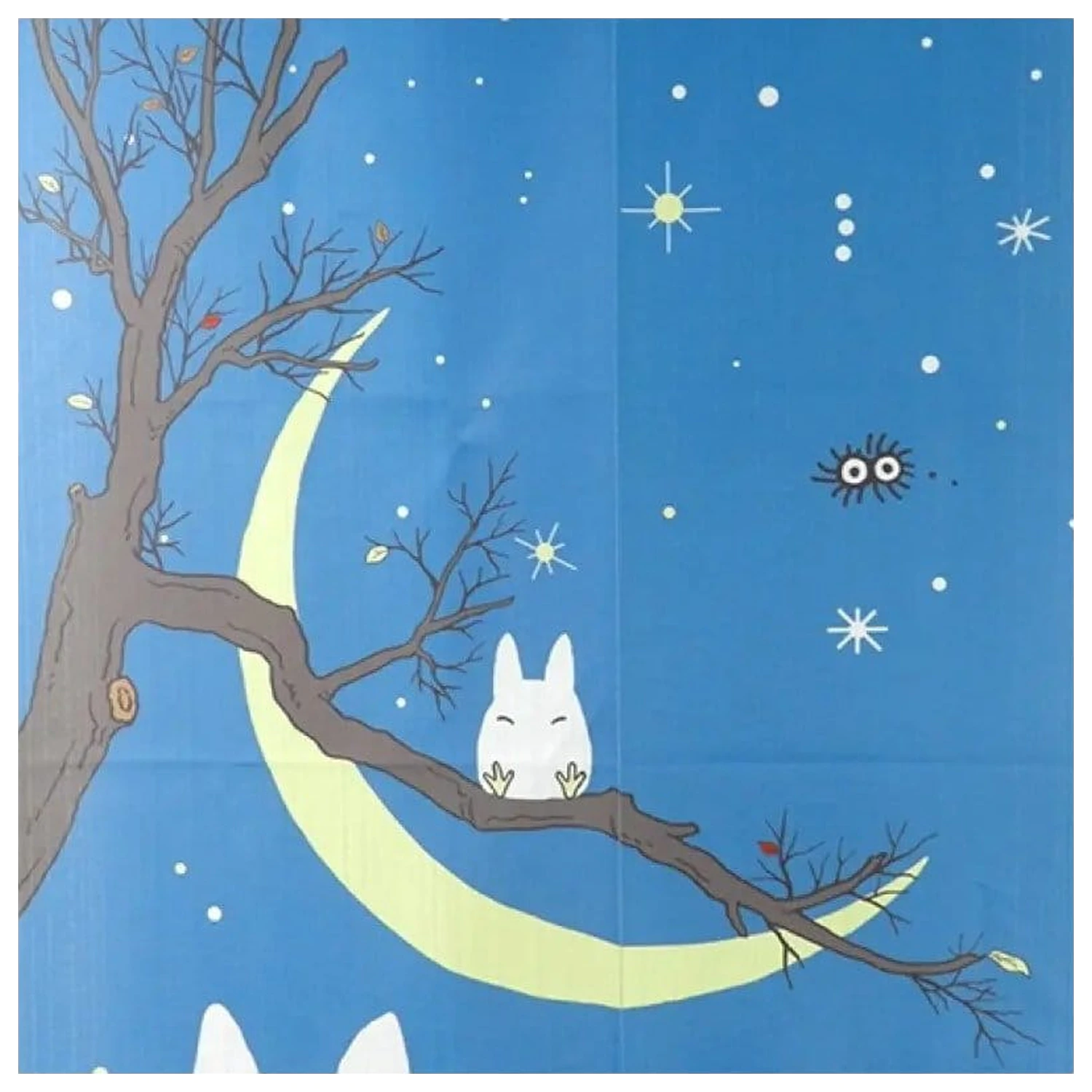 My Neighbor Totoro Noren záves Totoro & snowman produktová fotografia
