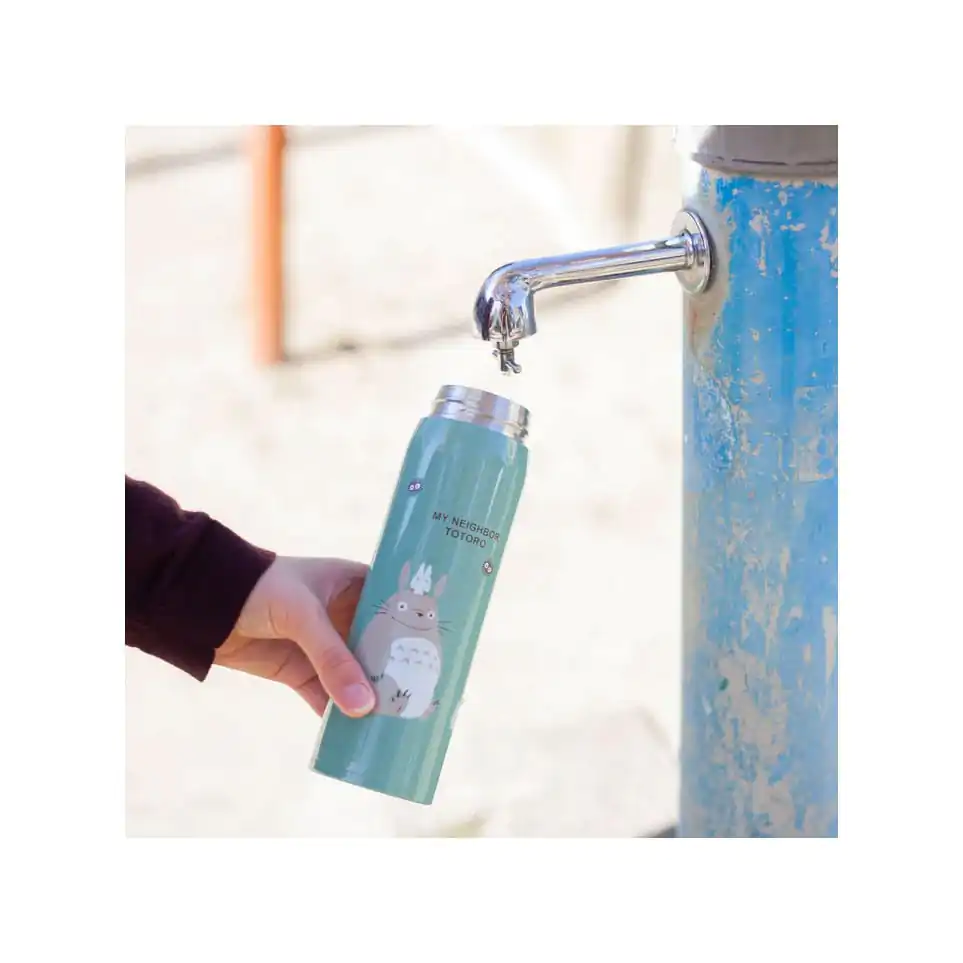 My Neighbor Totoro fľaša na vodu One Push Mat Light Green 480 ml produktová fotografia