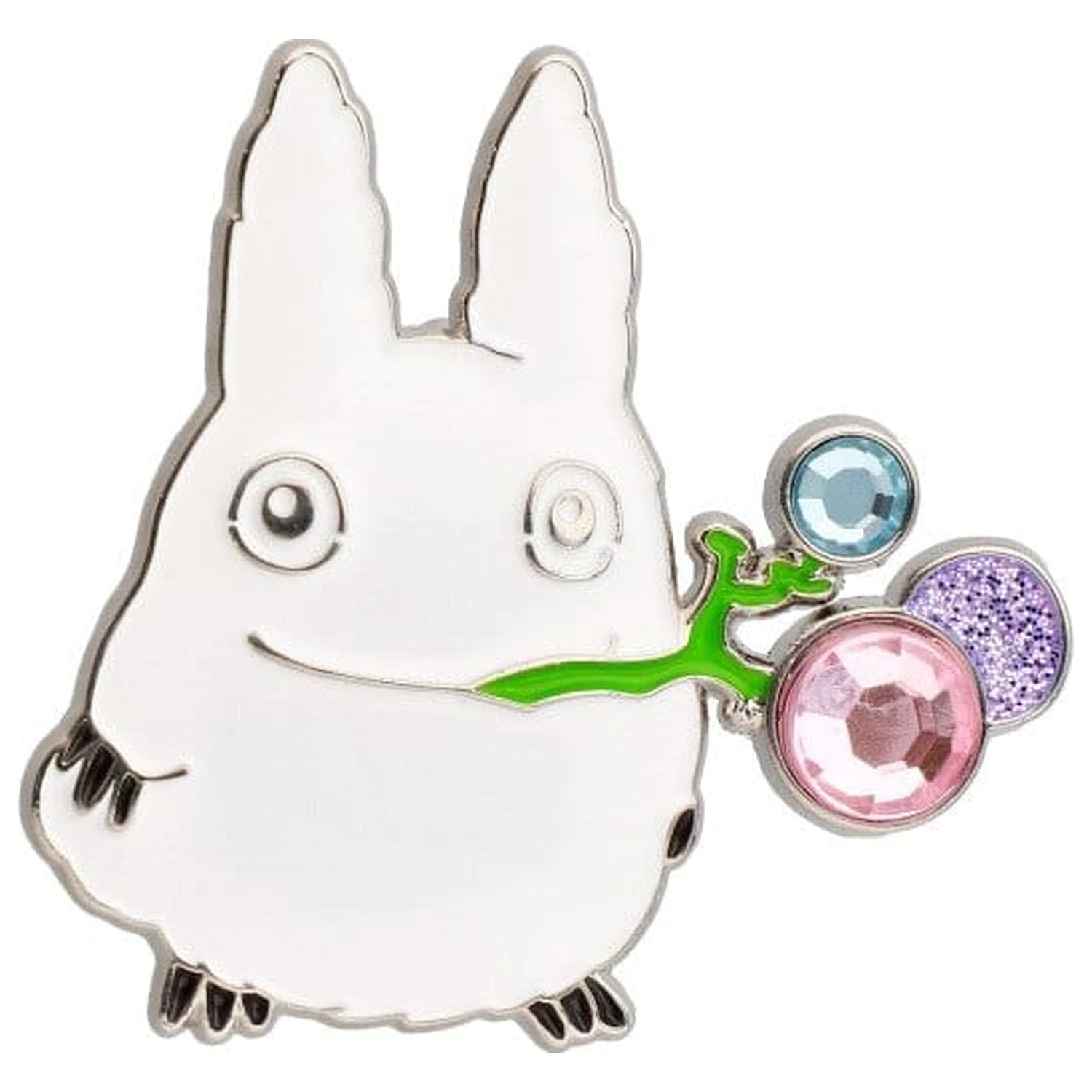 My Neighbor Totoro kovová brošňa malý Totoro produktová fotografia