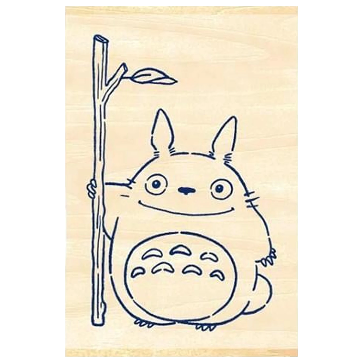 My Neighbor Totoro Totoro Drevené pečiatky produktová fotografia