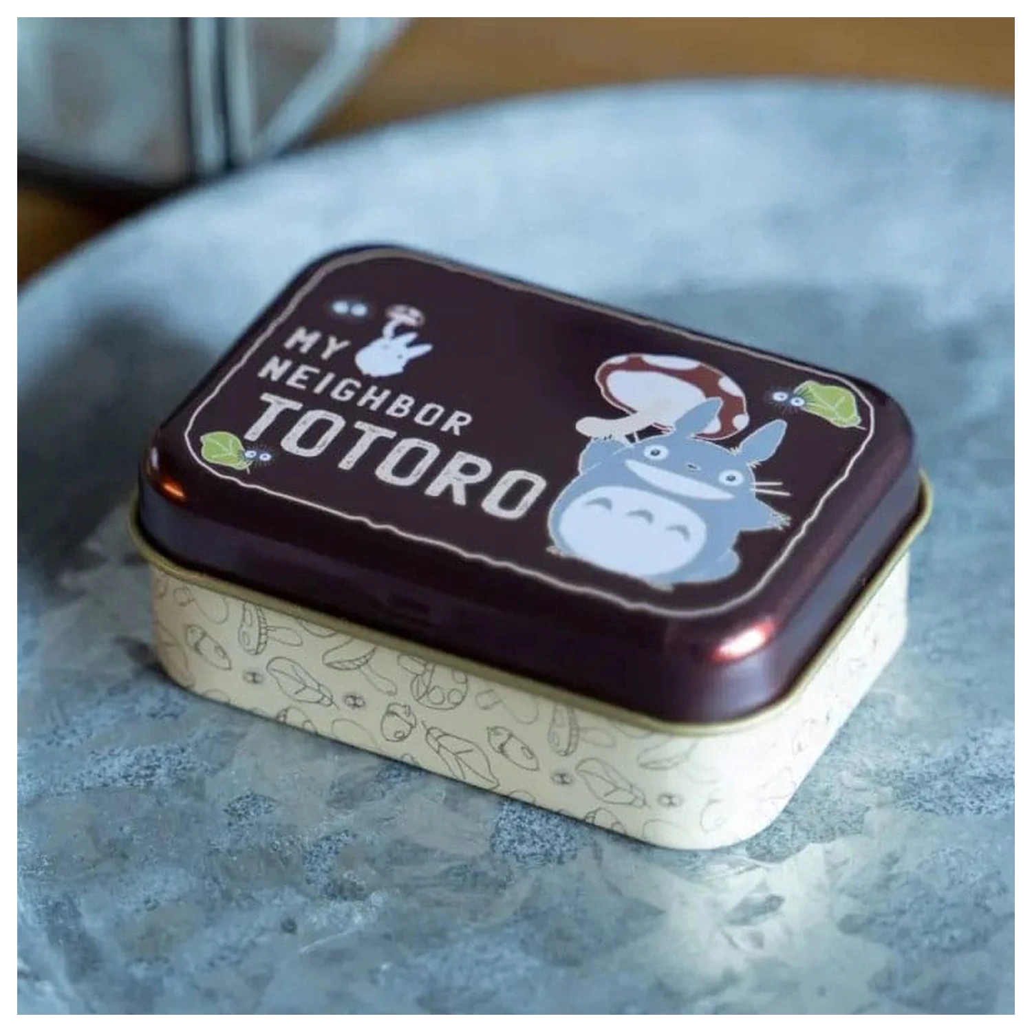 My Neighbor Totoro Kovový Box Totoro mushroom produktová fotografia