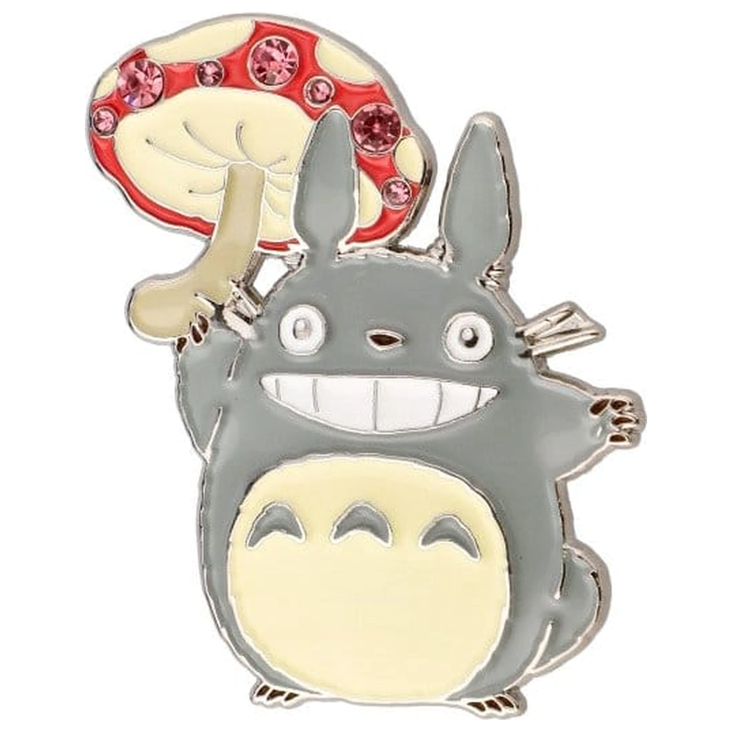 My Neighbor Totoro kovová brošňa Totoro Hríb produktová fotografia