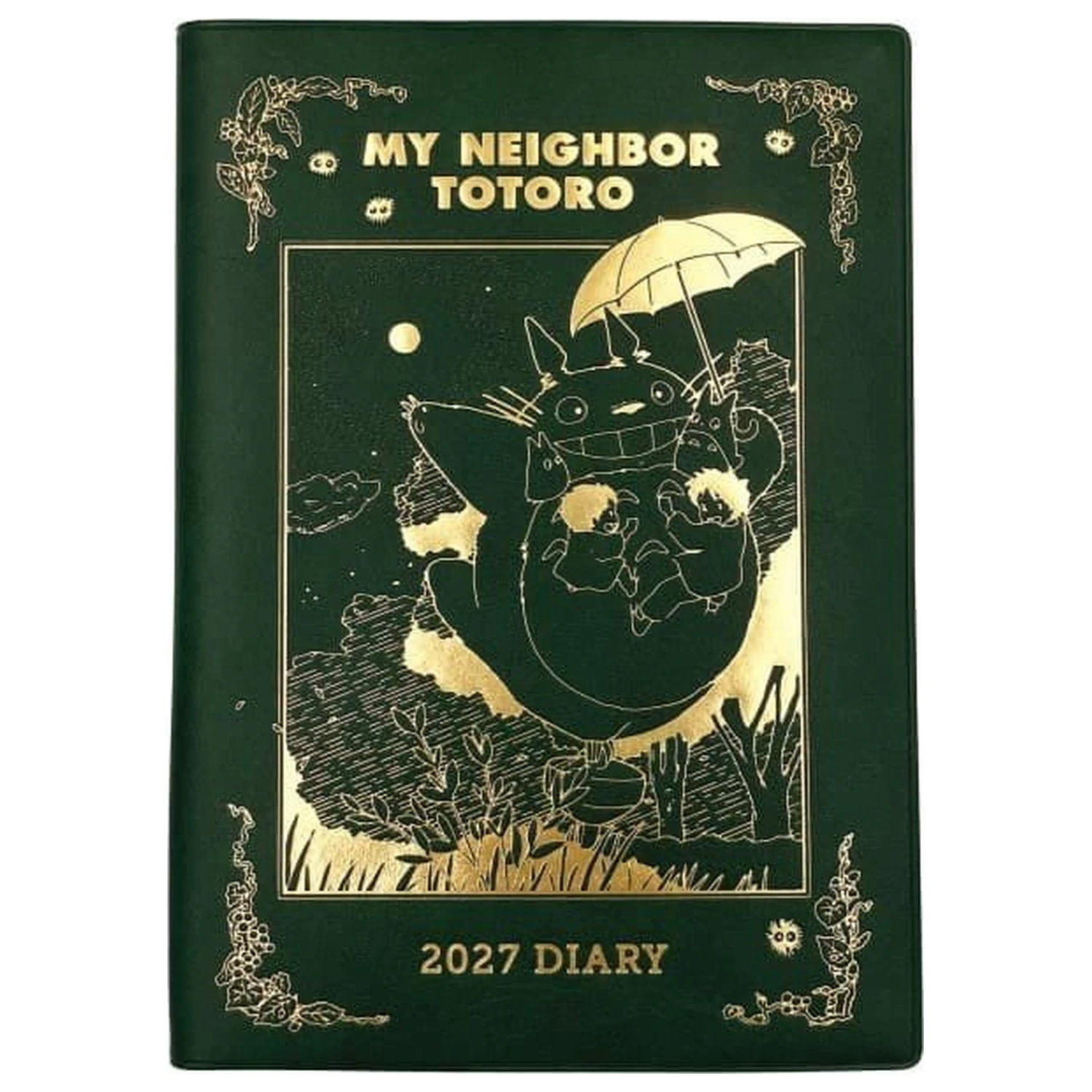 My Neighbor Totoro Diary Totoro spinning top zeleno-zlatá fólia produktová fotografia