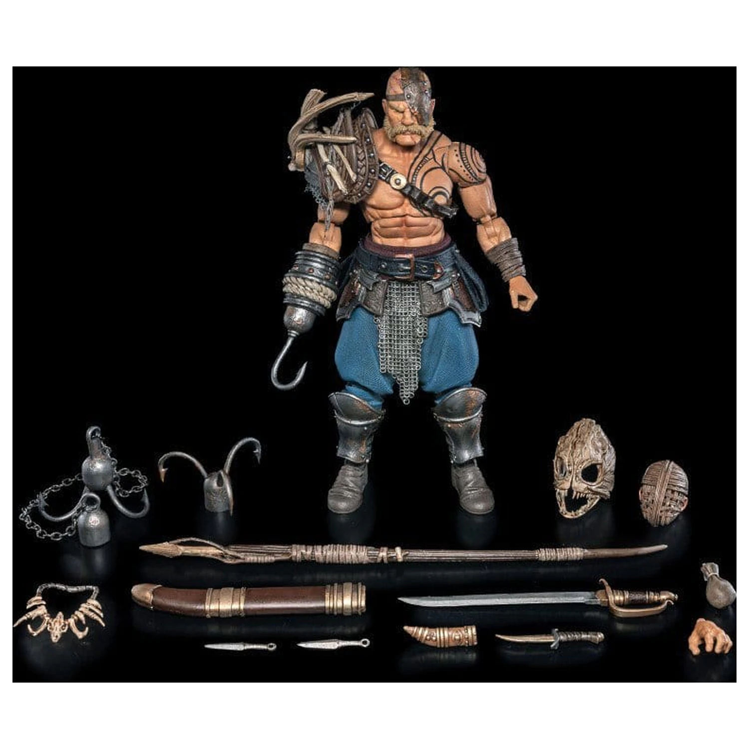 Mythic Legions: Dawns of Discovery akčná figúrka Captain Ironskul produktová fotografia