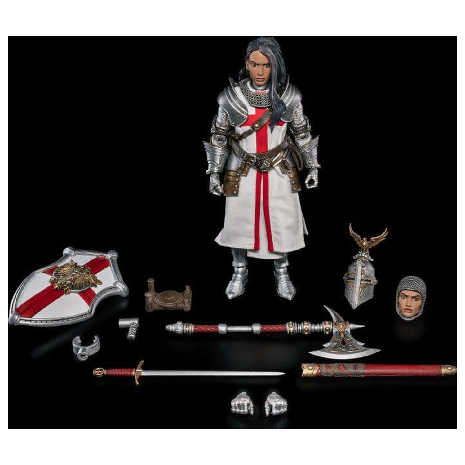 Mythic Legions: Dawns of Discovery akčná figúrka General Delphina of Eathyross produktová fotografia