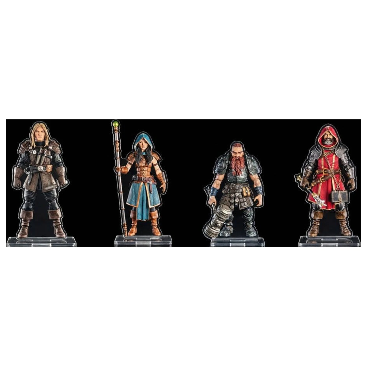 Mythic Legions Akrylové postavičky 4-balenie Heroic Set A 3 cm produktová fotografia
