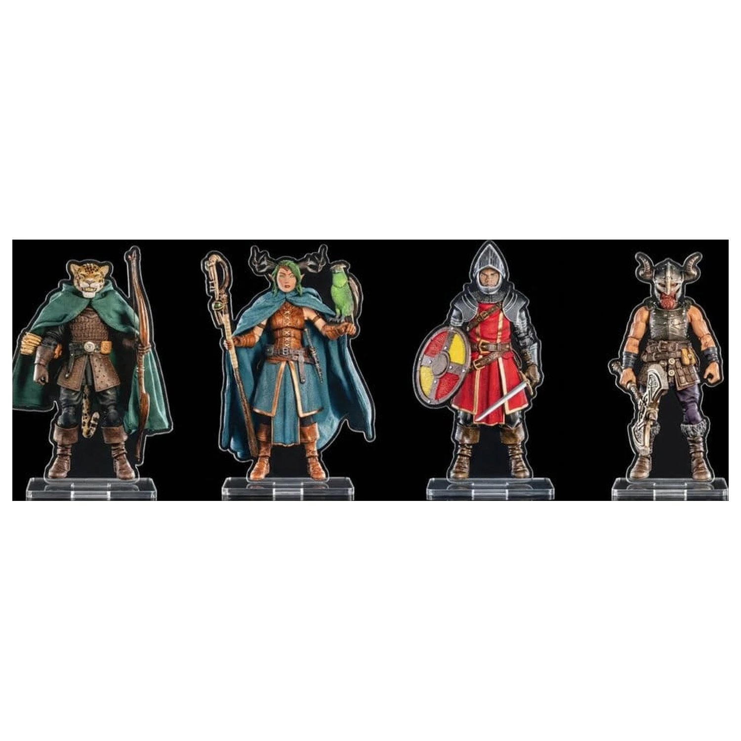 Mythic Legions Akrylové postavičky 4-balenie Heroic Set B 3 cm produktová fotografia