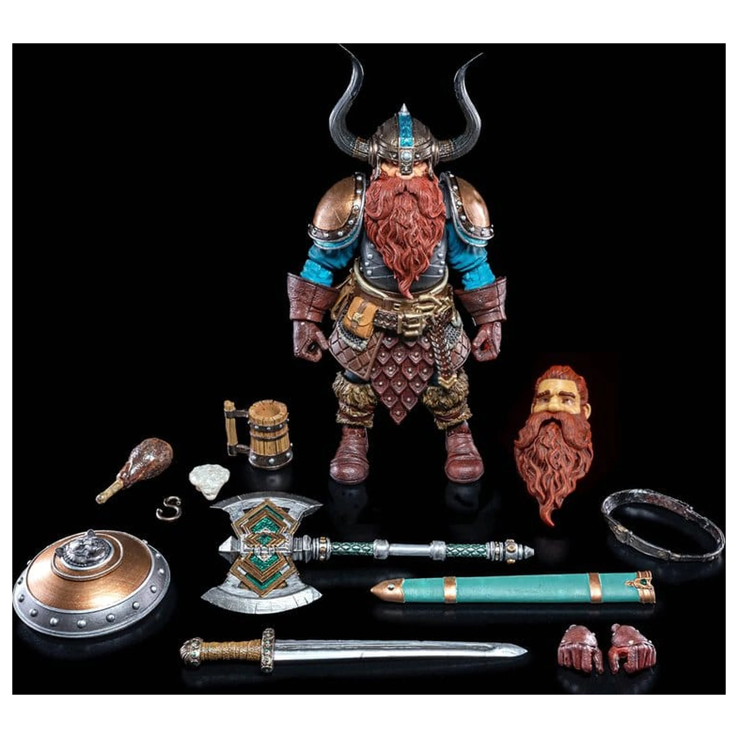 Mythic Legions: Legacies of Mythoss 3 akčná figúrka Thord Ironjaw produktová fotografia