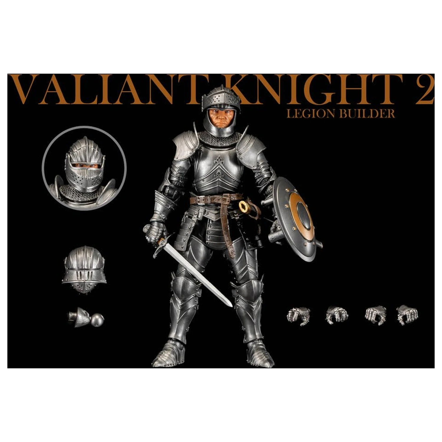 Mythic Legions: Reinforcement 3 Akčná figúrka Valiant Knight 2 Legion Builder produktová fotografia