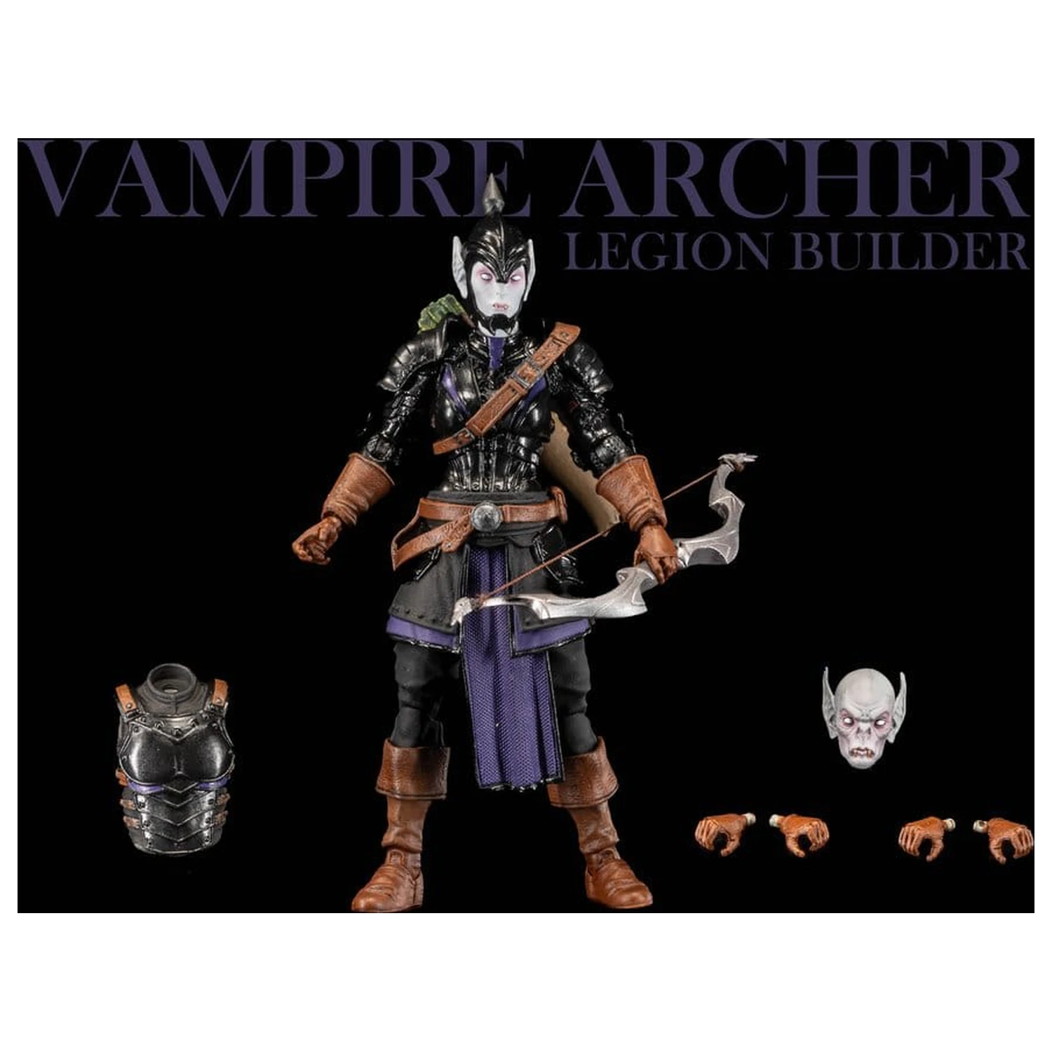 Mythic Legions: Reinforcement 3 akčná figúrka Vampire Archer Legion Builder produktová fotografia