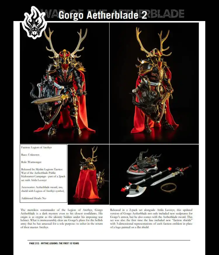 Mythic Legions: The First 10 Year Kniha v pevnej väzbe produktová fotografia