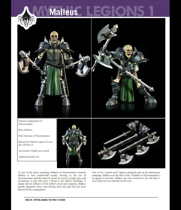 Mythic Legions: The First 10 Year Kniha v pevnej väzbe produktová fotografia