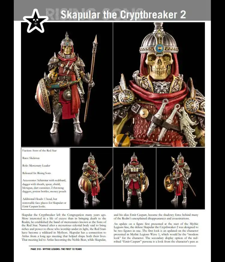 Mythic Legions: The First 10 Year Kniha v pevnej väzbe produktová fotografia