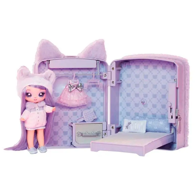 Na! Na! Na! Surprise Lilac Kitten mini ruksak playset + bábika produktová fotografia