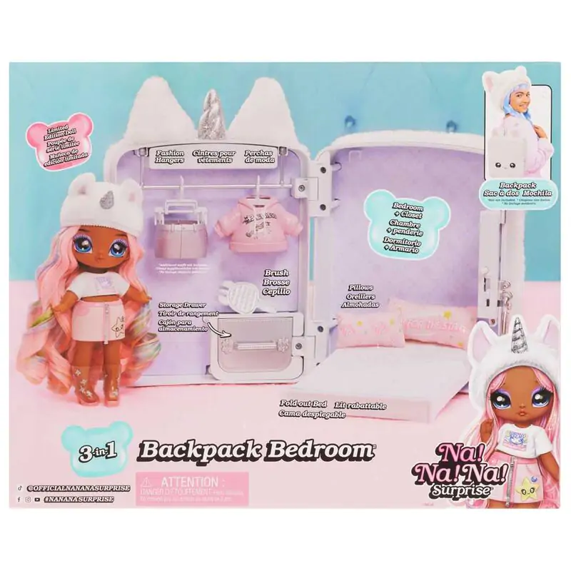 Na! Na! Na! Surprise Whitney Sparkles mini ruksak playset + bábika produktová fotografia