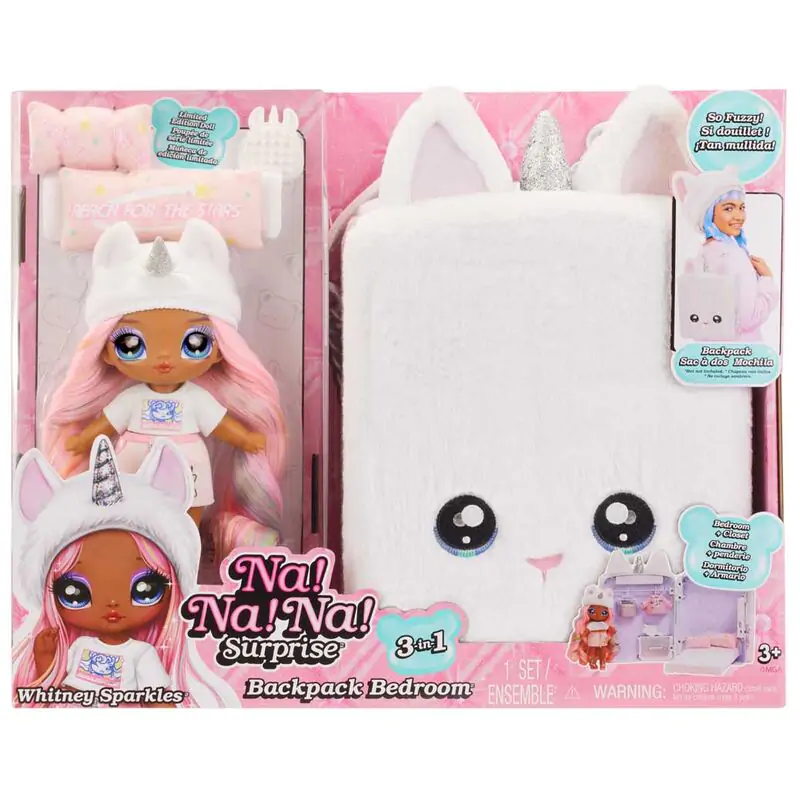 Na! Na! Na! Surprise Whitney Sparkles mini ruksak playset + bábika produktová fotografia