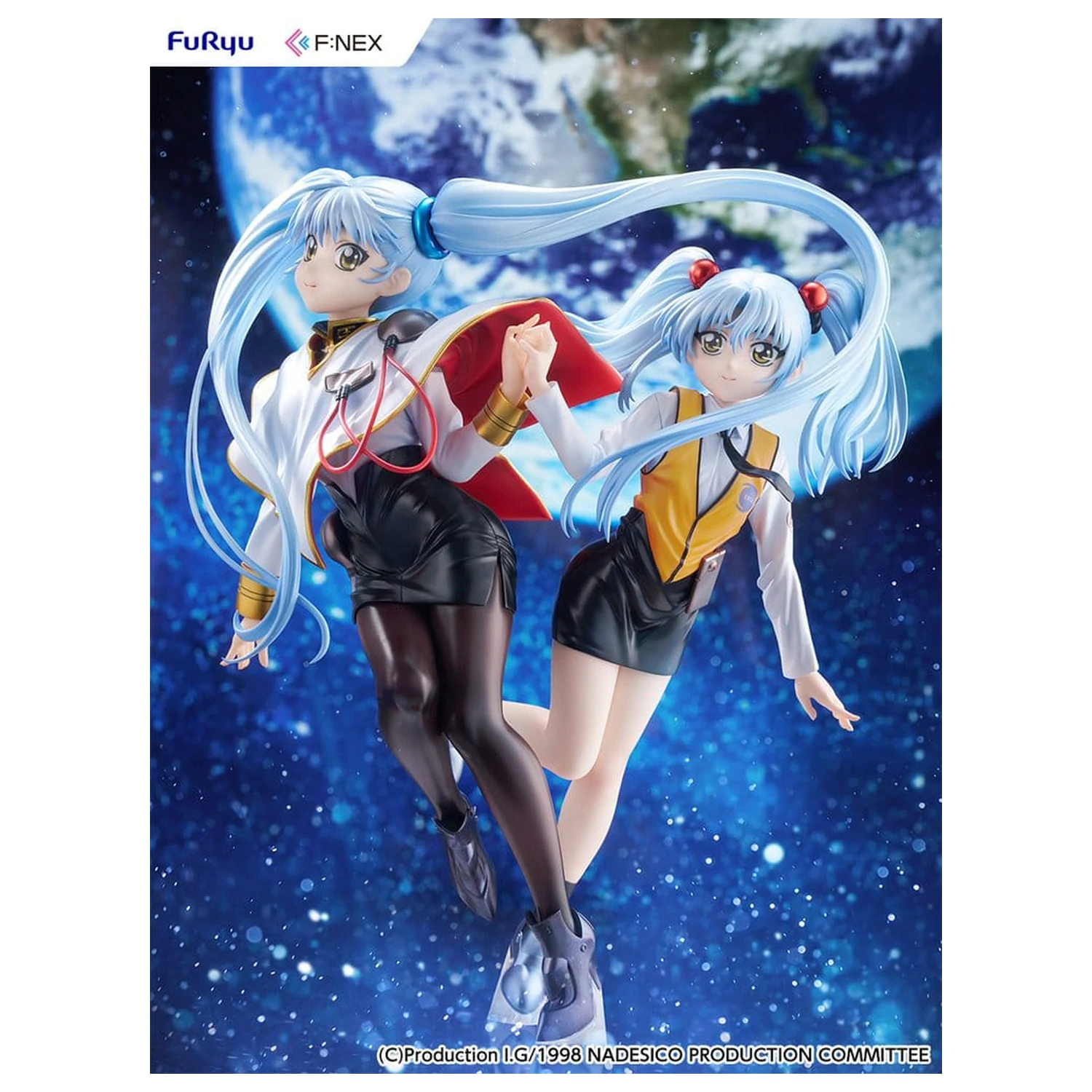 Nadesico the movie The prince of darkness PVC figúrka 1/7 Ruri Hoshino double ruriruri Ver. 22 cm produktová fotografia