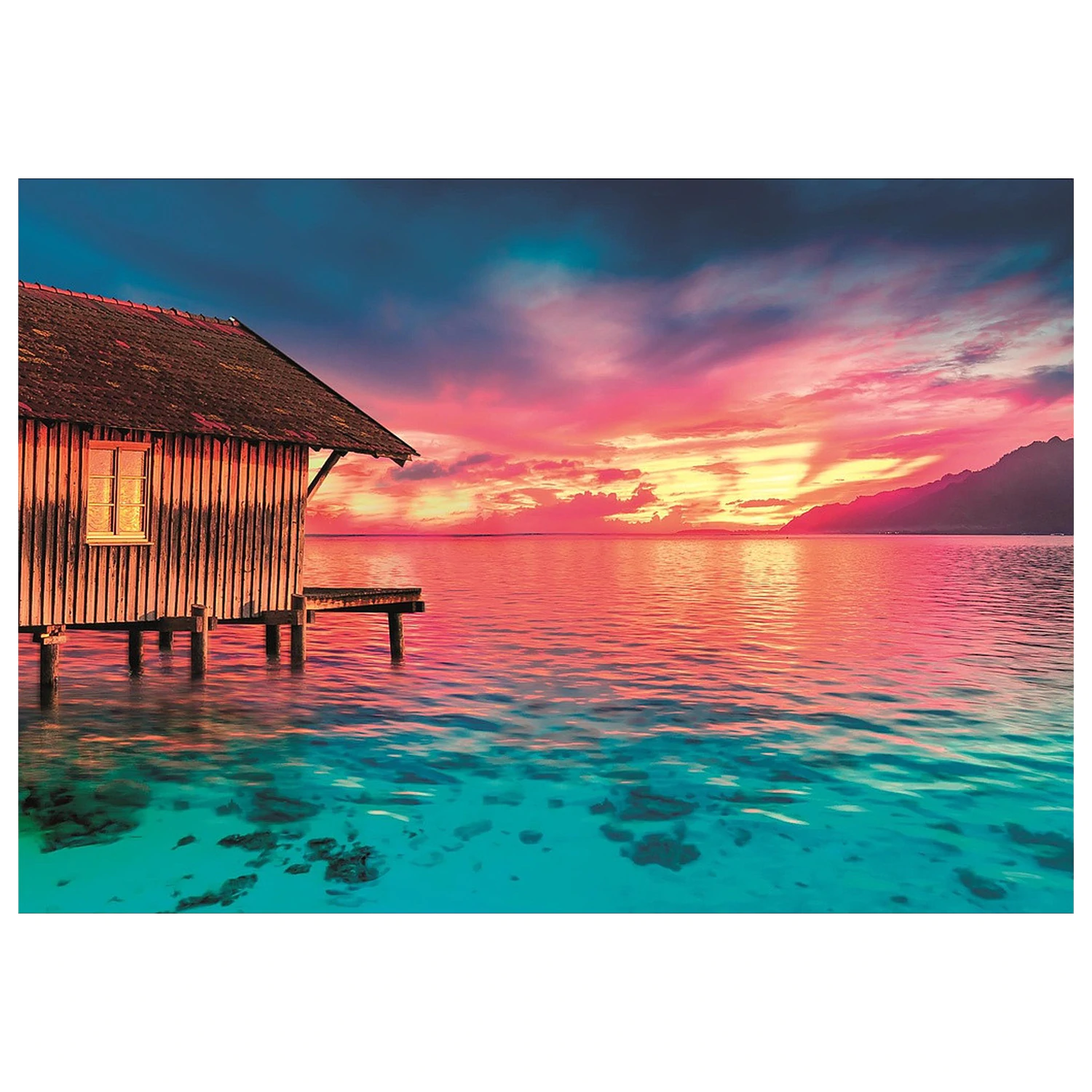 Sunset Paradise 500-dielne Peace puzzle Clementoni produktová fotografia