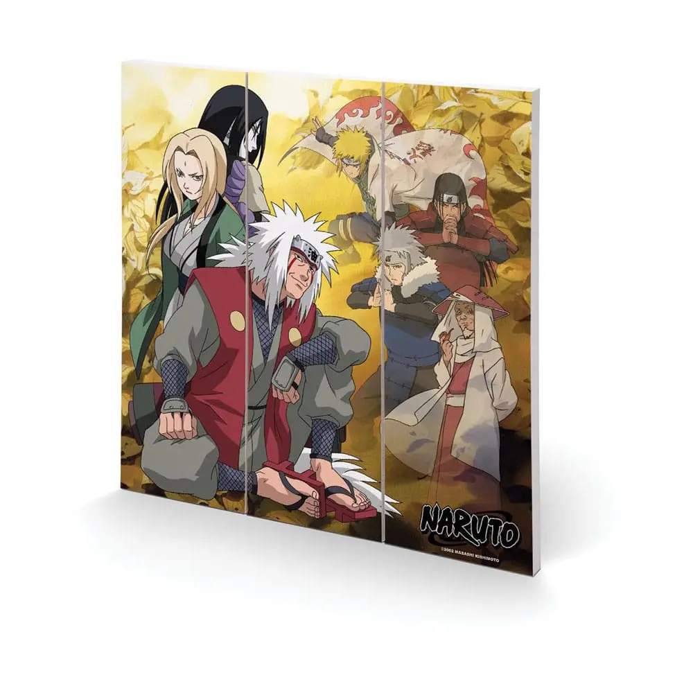 Naruto Drevené nástenné umenie Fallen Leaves And Fallen Comrades produktová fotografia