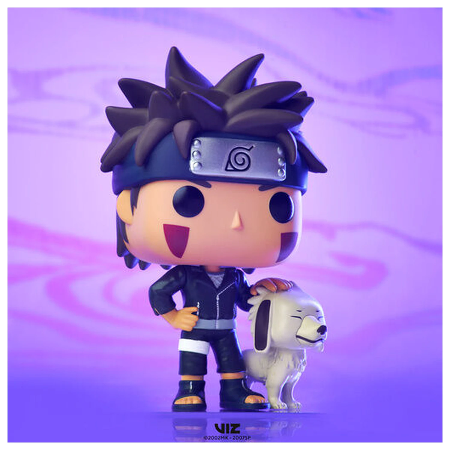 Naruto POP! Animation vinylová figúrka Kiba w/Akamaru 9 cm produktová fotografia