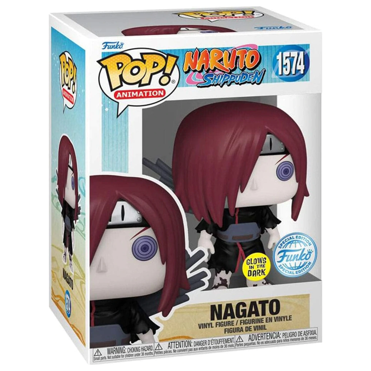 Naruto Funko POP Animation Vinylová figúrka Nagato Glow in the Dark *Exkluzívna verzia* 9 cm produktová fotografia