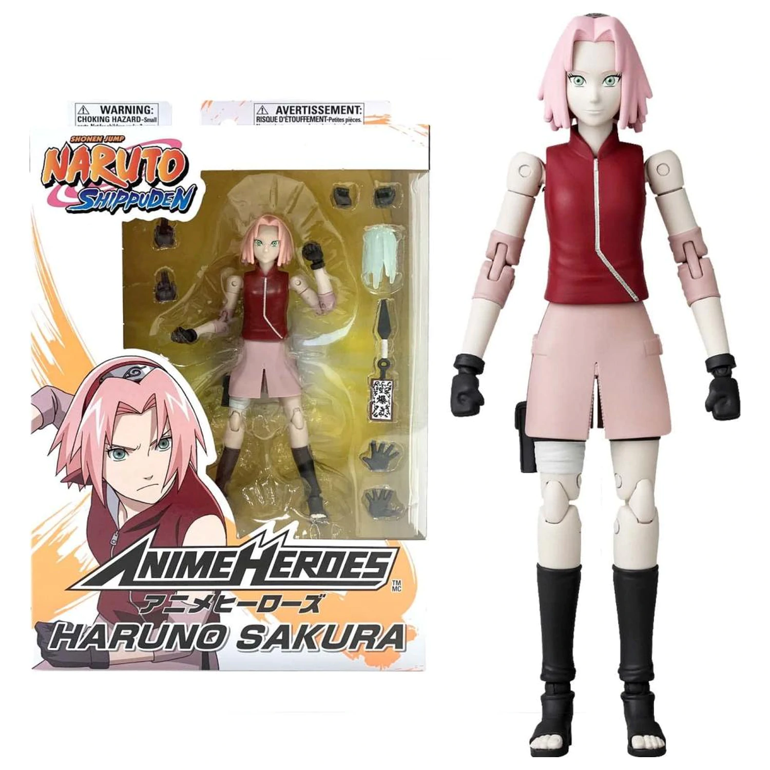 NARUTO Haruno Sakura figúrka Anime Heroes 17cm produktová fotografia