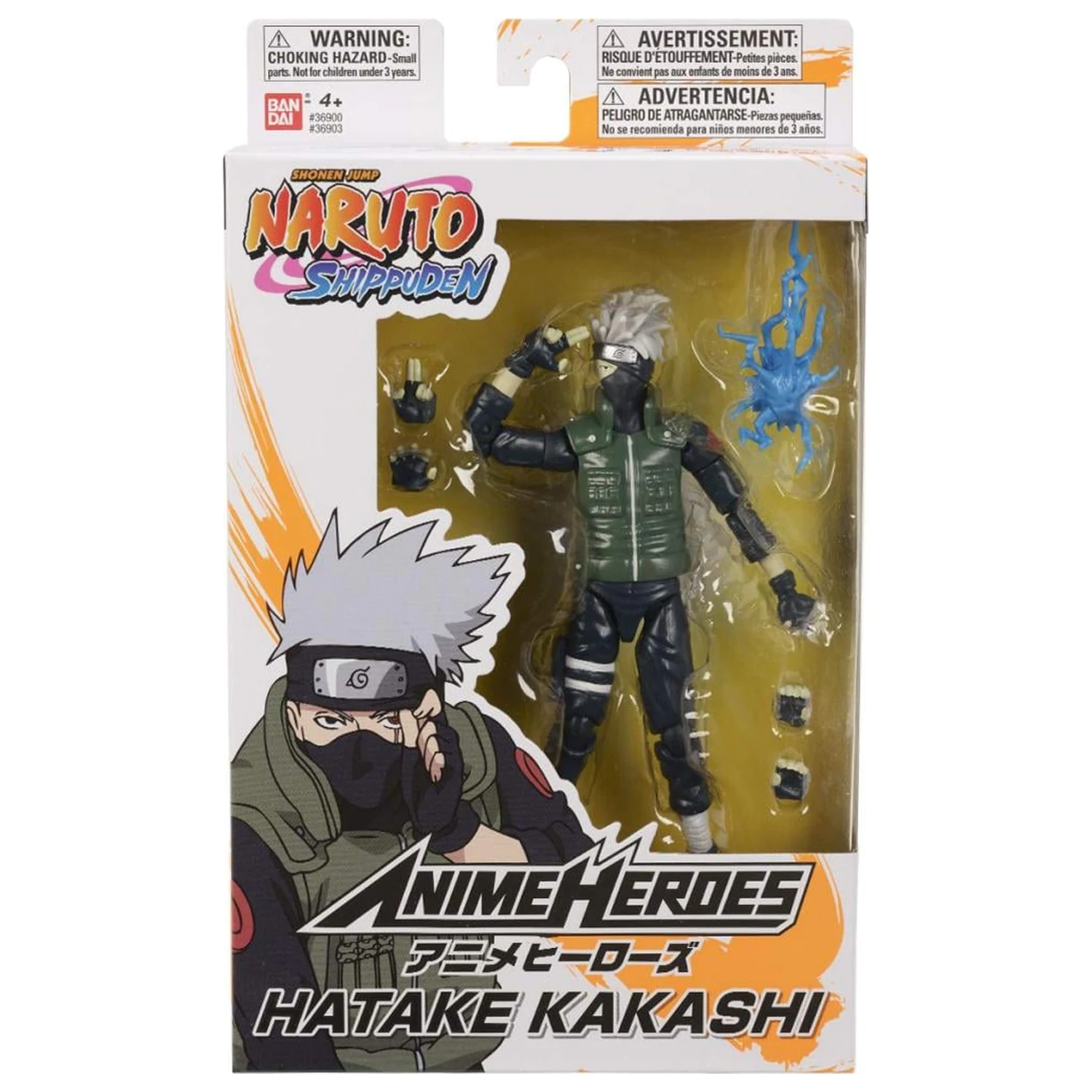 Naruto Hatake Kakashi Figure Anime Heroes 17 cm produktová fotografia