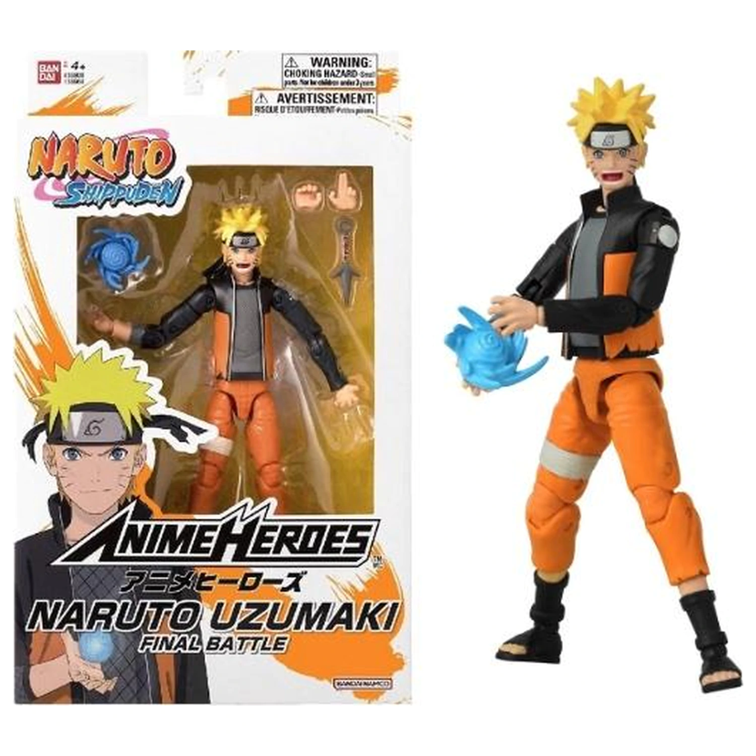 NARUTO Naruto "Final Battle" figúrka Anime Heroes 17cm produktová fotografia