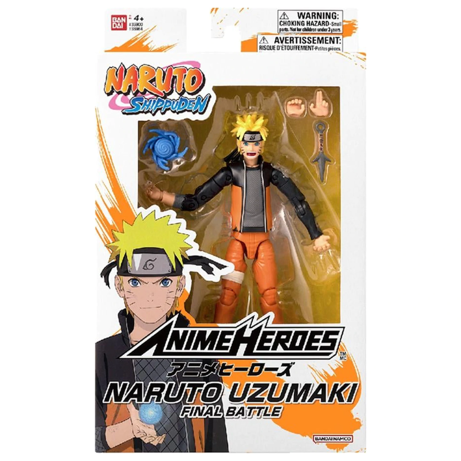 NARUTO Naruto "Final Battle" figúrka Anime Heroes 17cm produktová fotografia