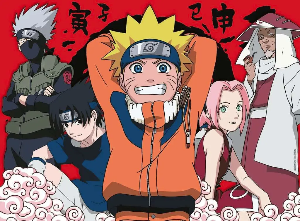 Naruto Detské skladačka XXL Naruto's Adventures (300 kusov) produktová fotografia