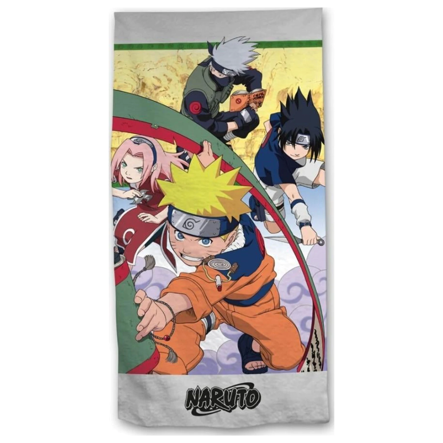 Naruto Naruto, Sasuke, Sakura & Kakashi plážová osuška 90x170cm produktová fotografia