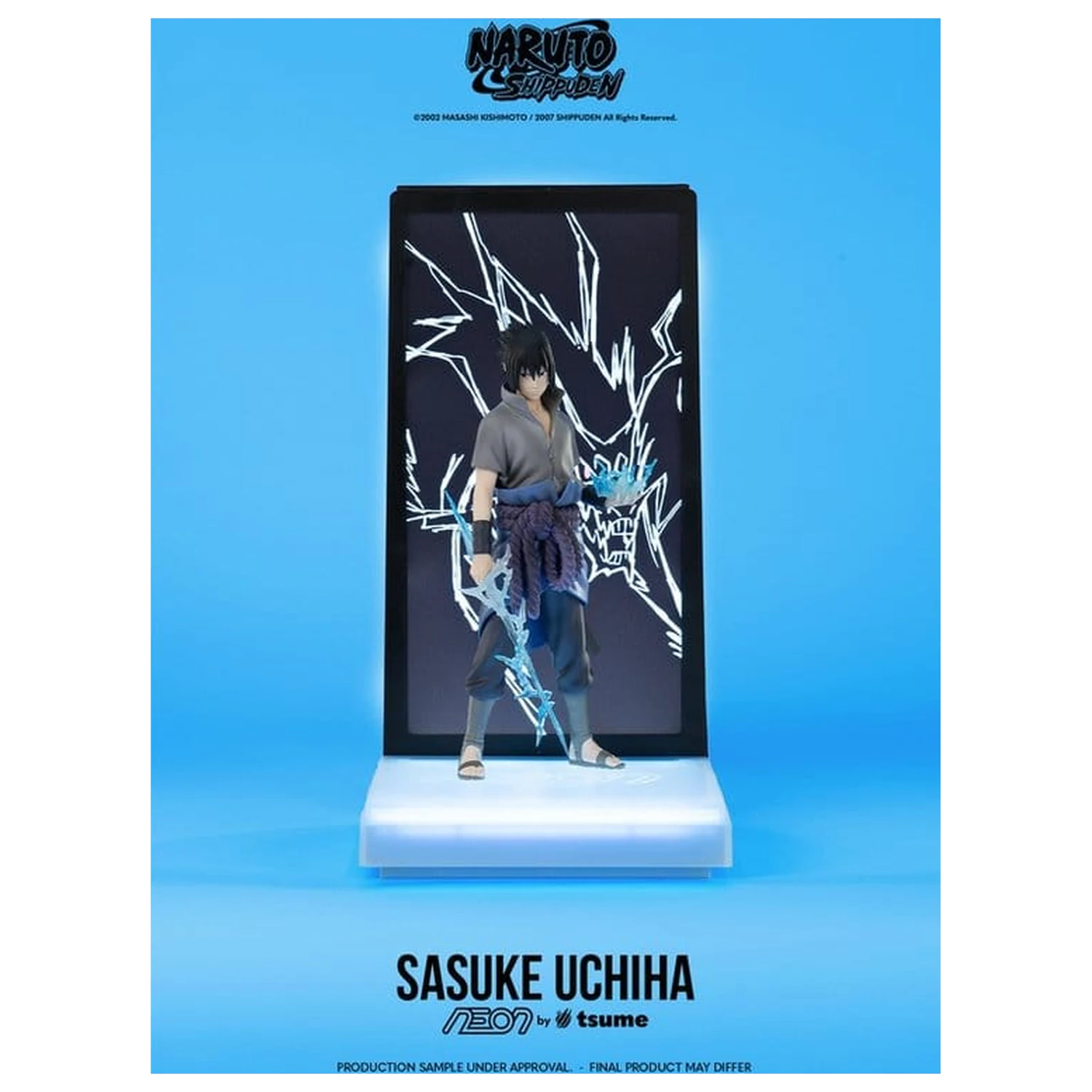 Naruto Neónová figúrka 1/9 Sasuke Uchiha 25 cm produktová fotografia