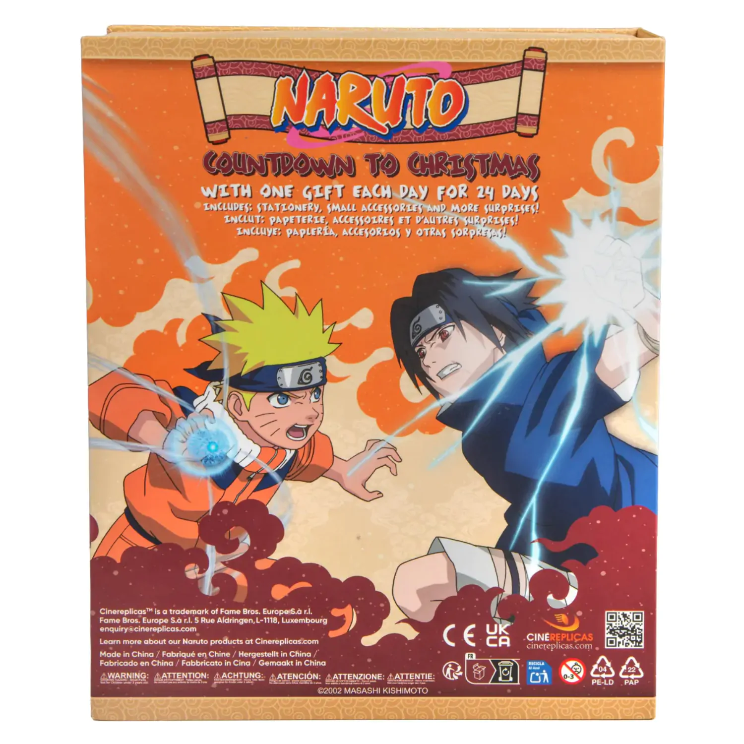 Naruto Adventný kalendár Rasengan 2026 produktová fotografia