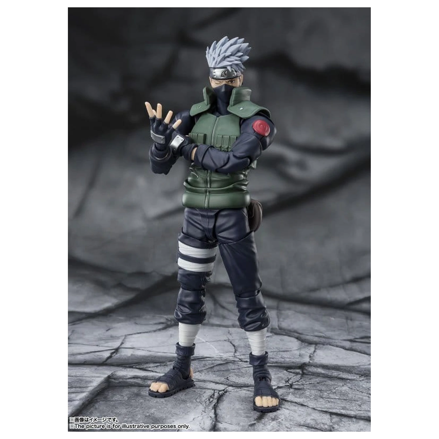 Naruto S.H.Figuarts akčná figúrka Kakashi Hatake -The famed Sharingan Hero- 16 cm produktová fotografia