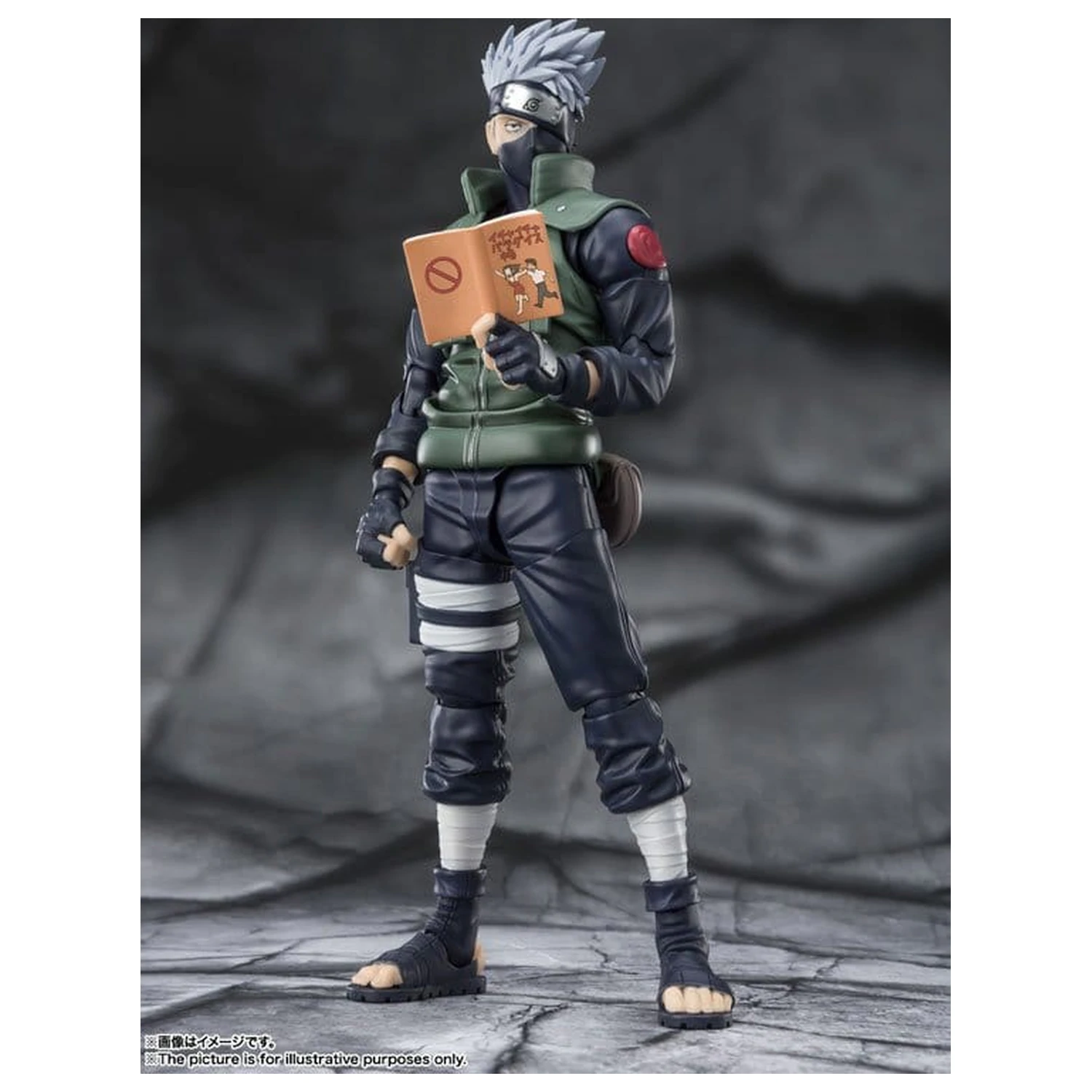 Naruto S.H.Figuarts akčná figúrka Kakashi Hatake -The famed Sharingan Hero- 16 cm produktová fotografia