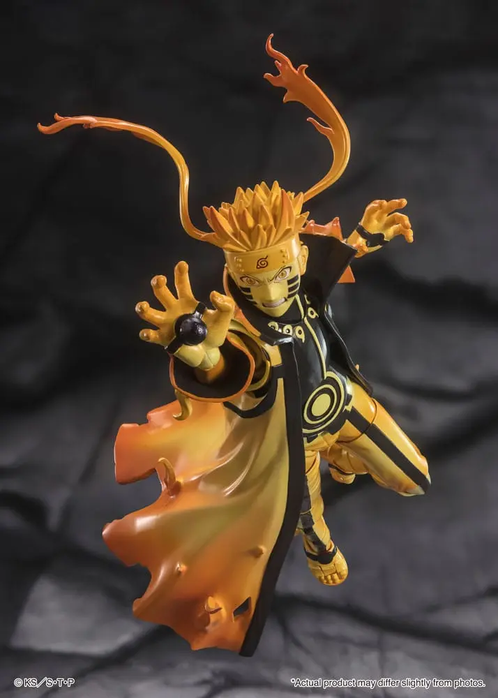 Naruto S.H. Figuarts Akčná figúrka Naruto Uzumaki (Kurama Link Mode) - Courageous Strength That Binds - 15 cm produktová fotografia