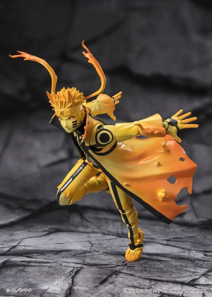 Naruto S.H. Figuarts Akčná figúrka Naruto Uzumaki (Kurama Link Mode) - Courageous Strength That Binds - 15 cm produktová fotografia