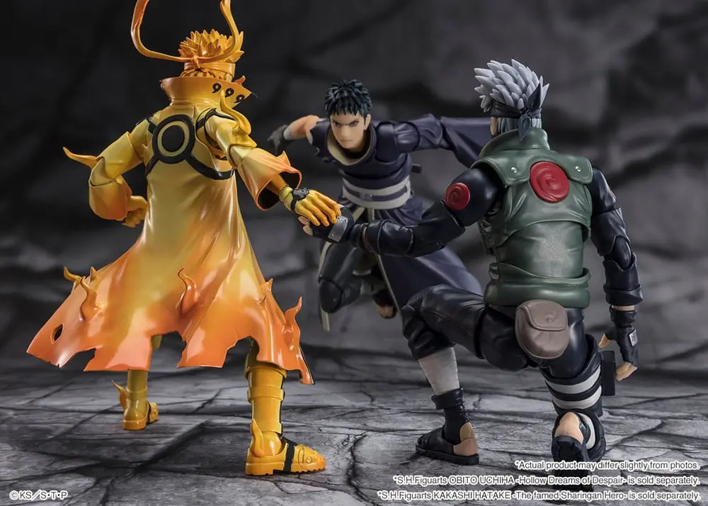 Naruto S.H. Figuarts Akčná figúrka Naruto Uzumaki (Kurama Link Mode) - Courageous Strength That Binds - 15 cm produktová fotografia