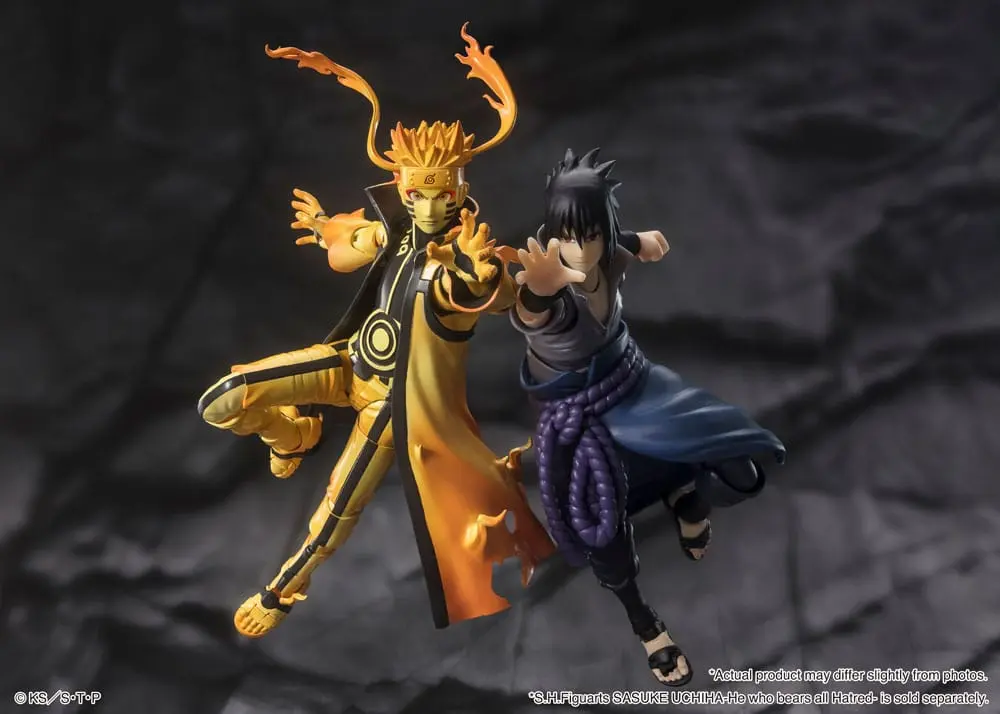 Naruto S.H. Figuarts Akčná figúrka Naruto Uzumaki (Kurama Link Mode) - Courageous Strength That Binds - 15 cm produktová fotografia