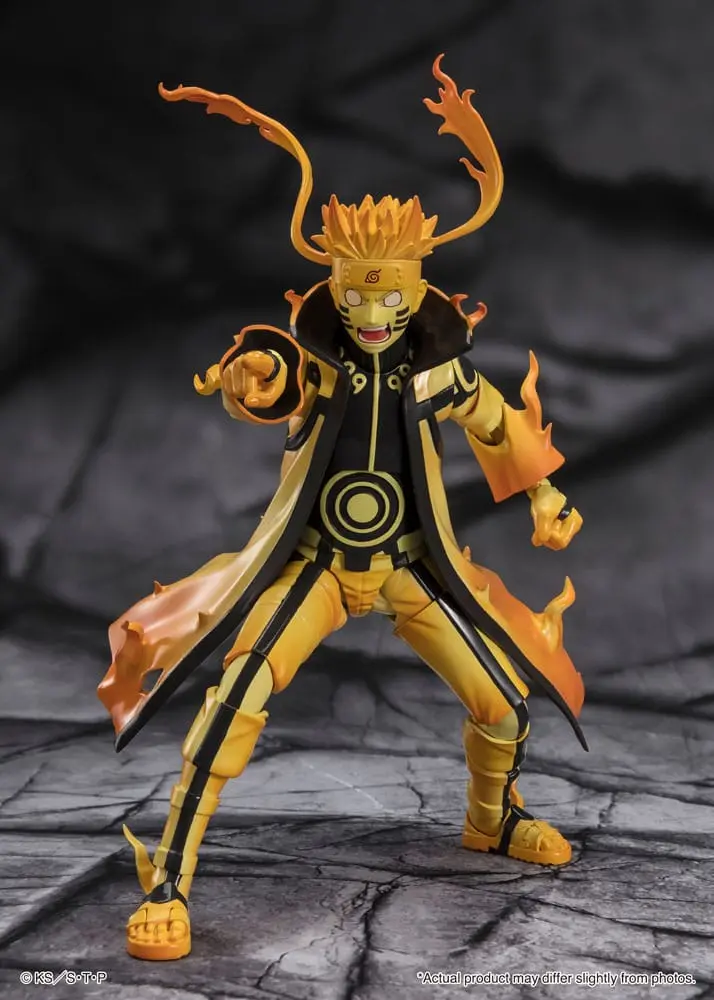 Naruto S.H. Figuarts Akčná figúrka Naruto Uzumaki (Kurama Link Mode) - Courageous Strength That Binds - 15 cm produktová fotografia