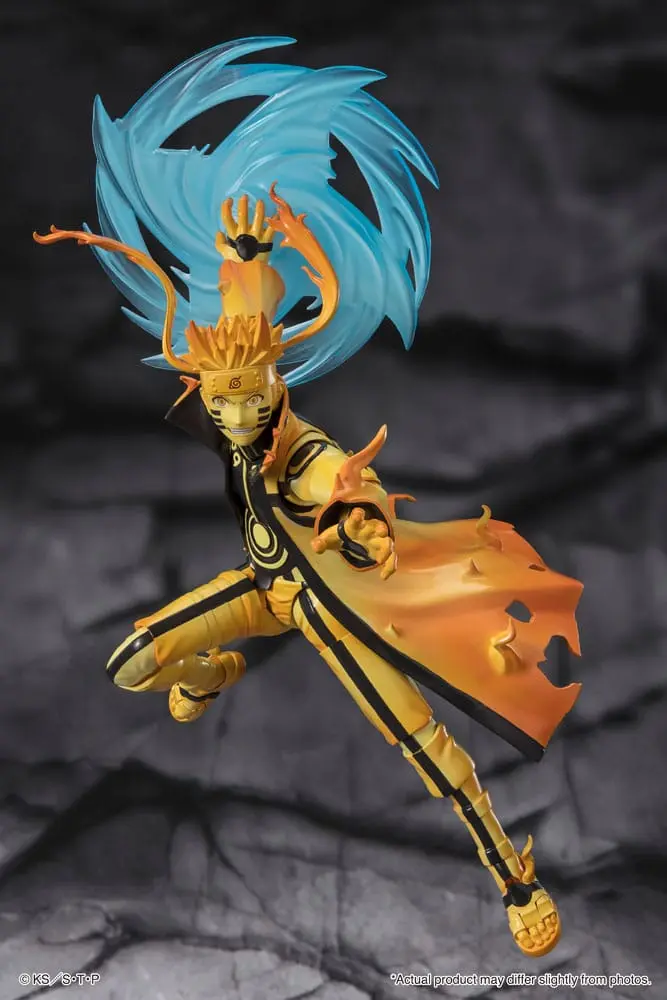 Naruto S.H. Figuarts Akčná figúrka Naruto Uzumaki (Kurama Link Mode) - Courageous Strength That Binds - 15 cm produktová fotografia